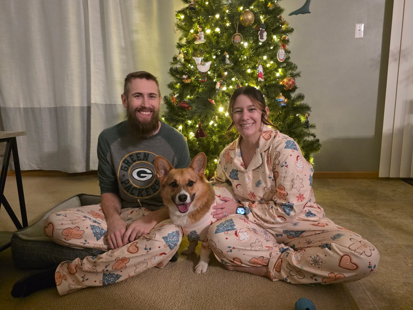 Customer photo review of Christmas Human Pajama Top