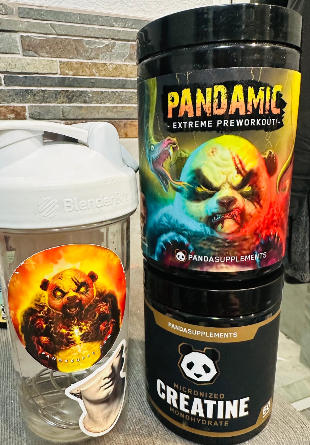 Customer photo review of PANDAMIC PRE-WORKOUT