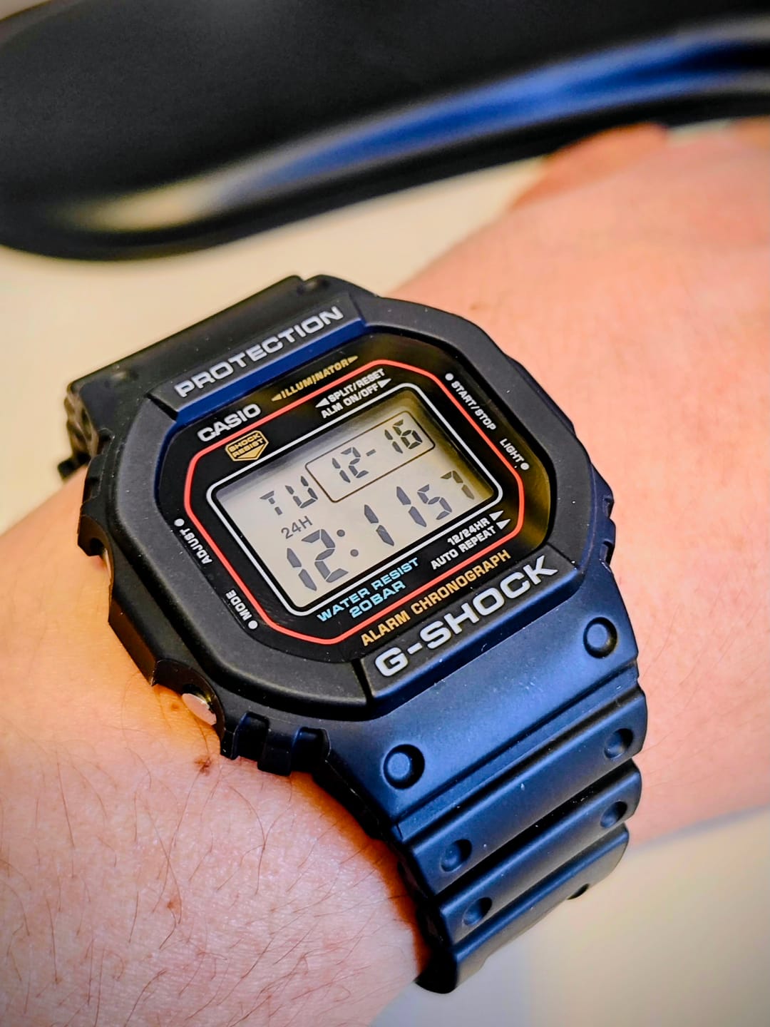 Customer photo review of Reloj Casio G-Shock Vintage DW-5600RL-1JF Negro JDM Edición 1983
