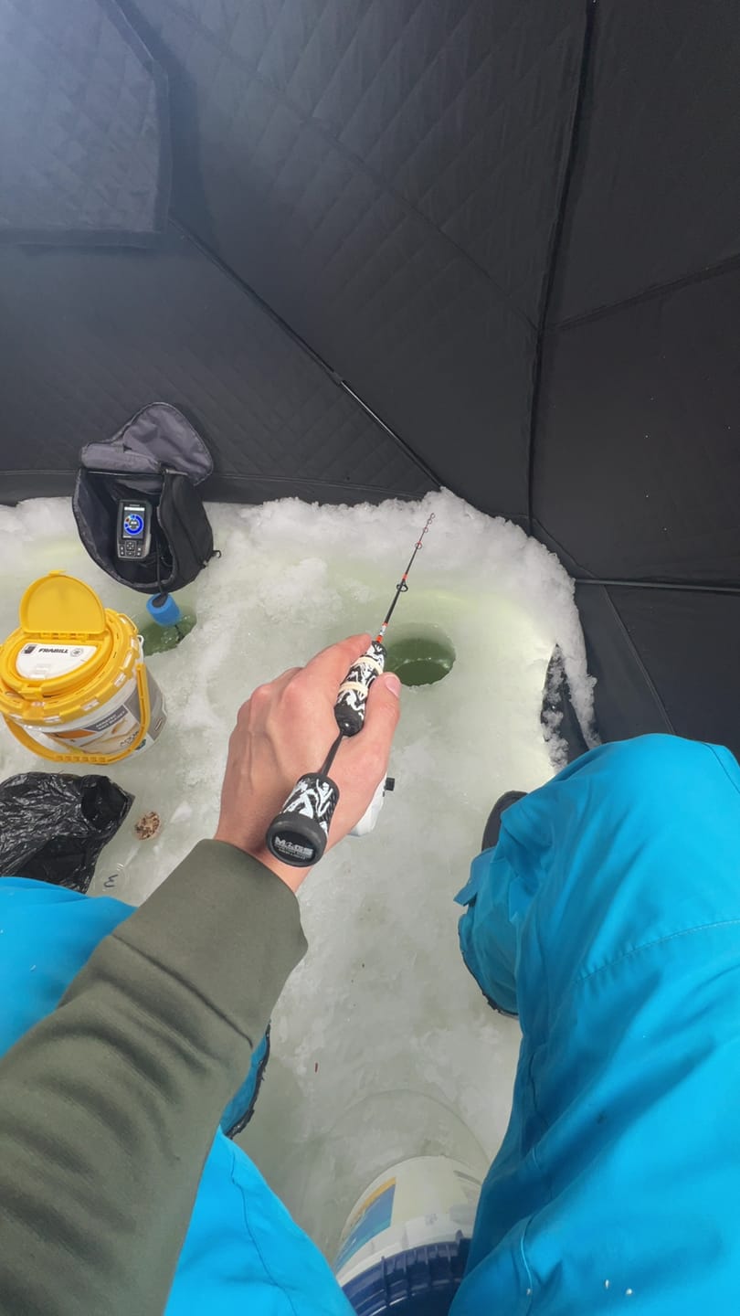 Customer photo review of Custom Carbon Ice Rod