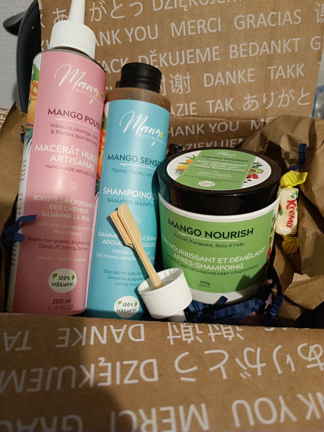 Customer photo review of Soin nourrissant et démêlant après-shampoing - NOURISH