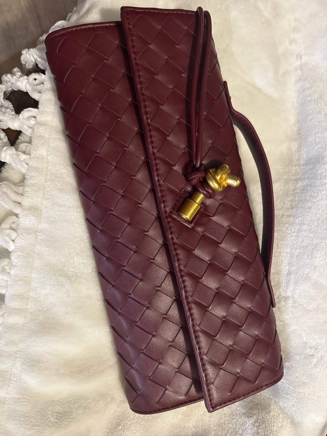 Customer photo review of Bianca Woven Bag