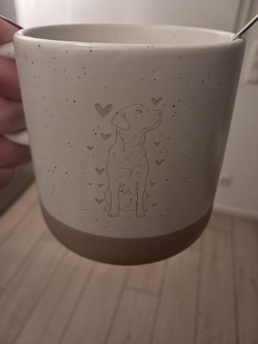 Customer photo review of Steingut - Labrador Retriever