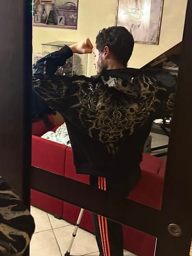 Customer photo review of Nightreign Oversized pullover hoodie [MIDNIGHT]