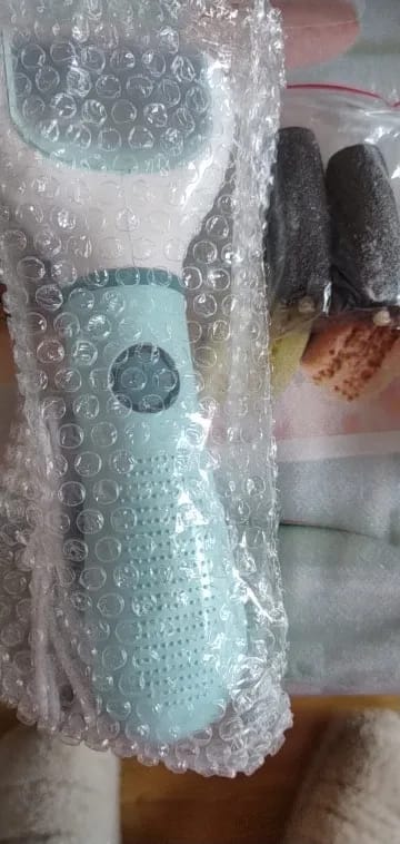 Customer photo review of Electric Foot File Callus Remover for Smooth Feet
