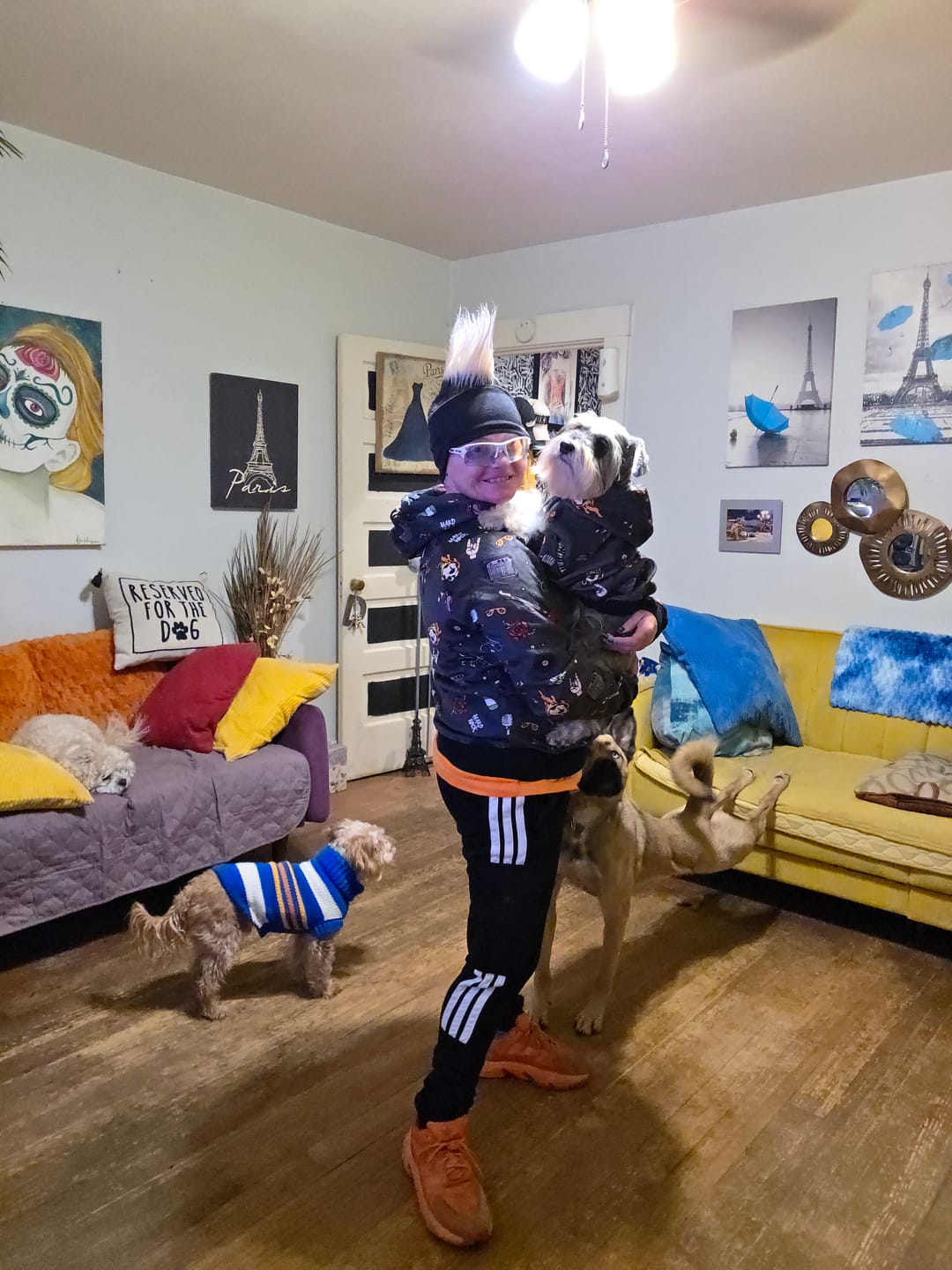 Customer photo review of Human Hoodie Prints