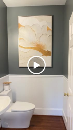 Customer review photo for Plaster Art Texture Painting #SG480