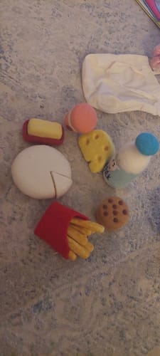 Customer photo review of Felt Food Groups Play Food - Dairy