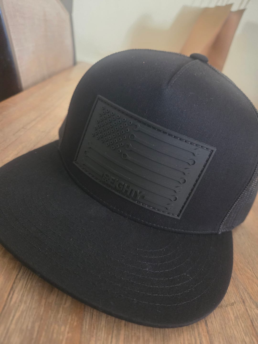 Customer photo review of 80Eighty® Onyx WrenchFlag Hat
