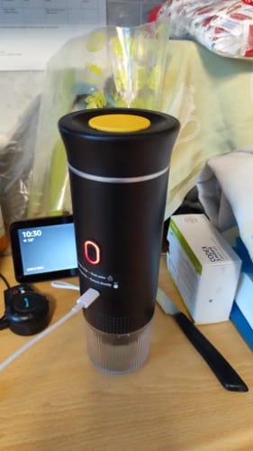 Customer photo review of BRUZZO Go™ – Draagbare Espresso Machine