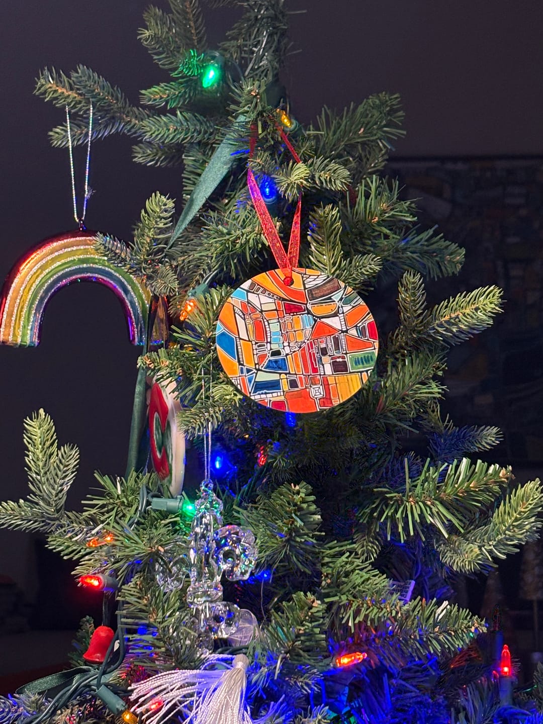 Customer photo review of Mid-Century Metal Ornaments