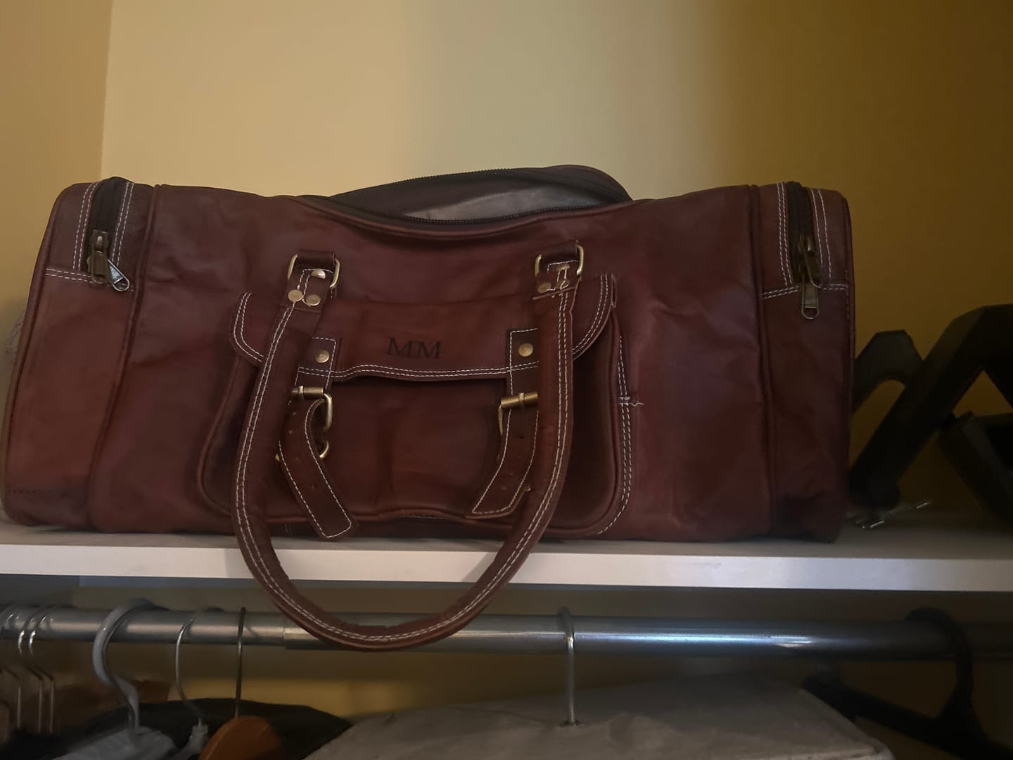 Customer photo review of Traveler Weekender Duffle Bag + FREE Toiletry Bag
