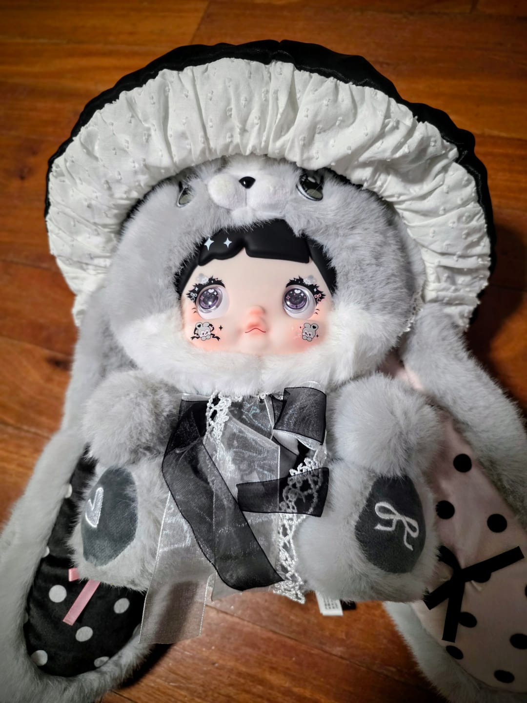 Customer photo review of Nommi Mushroom Hat 400% Series Plush Blind Box