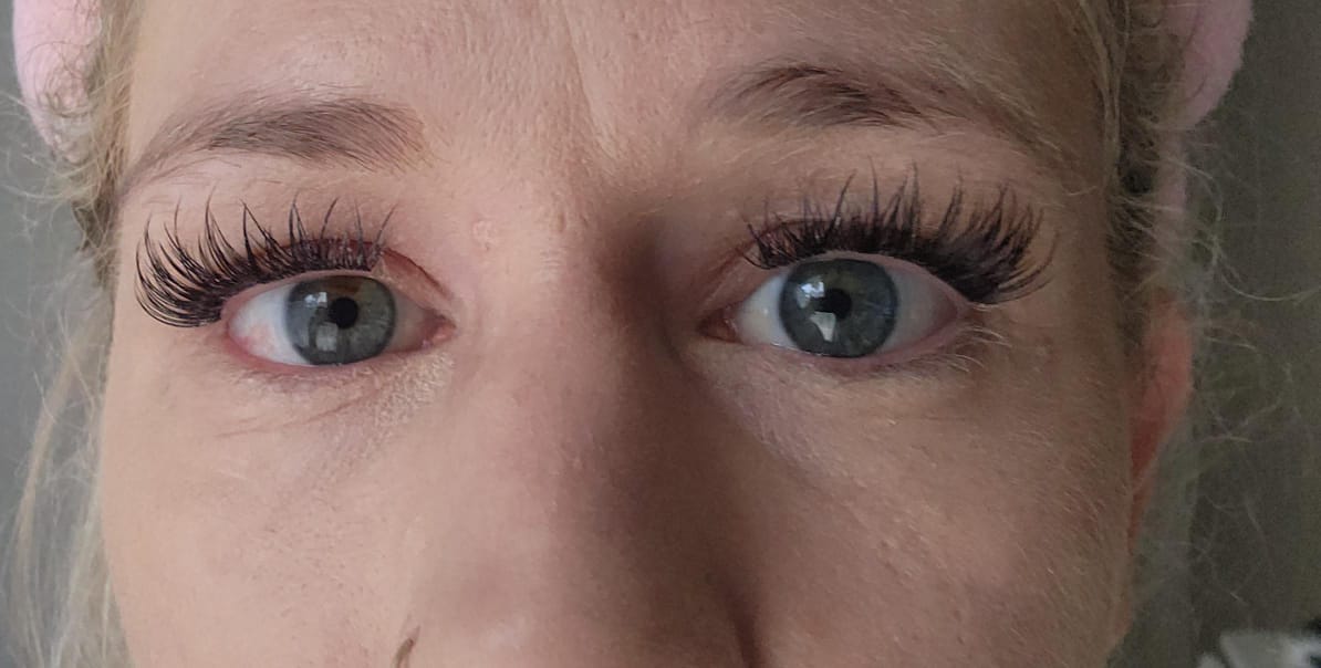 Customer photo review of Secret Lash Kit