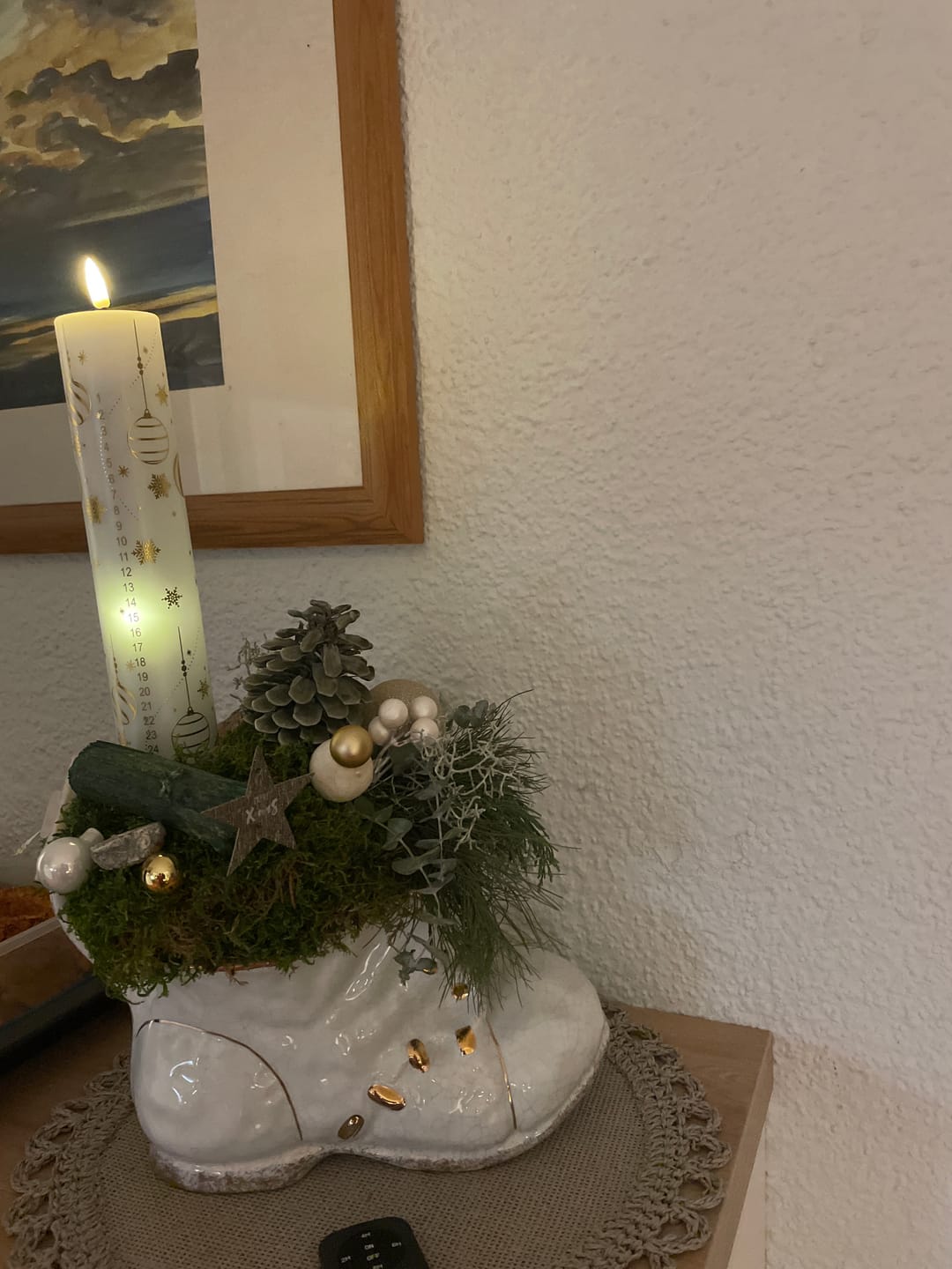 Customer photo review of LED Kalender lys - Guld