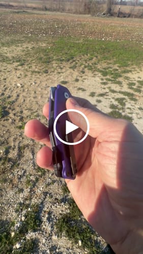 Customer video review of KETUO Mini Griffin G10 – 14C28N Blade, Button Liner Lock, Titanium Clip