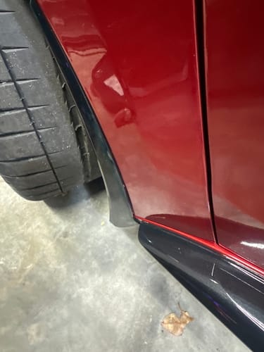 Customer photo review of Corvette C8 Z06 / E-Ray XL Extended Splash Guard