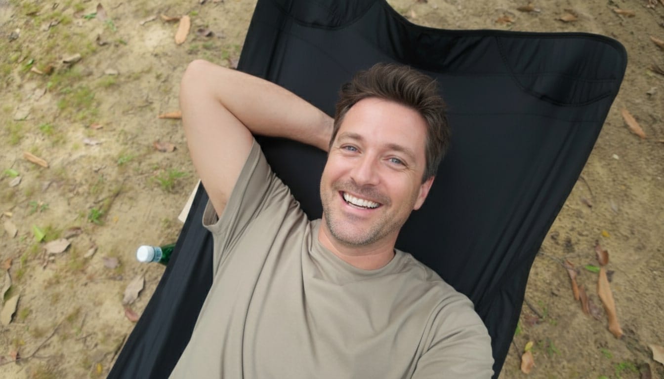 Customer photo review of 1x Anywhere Hammock (Single Hammock)