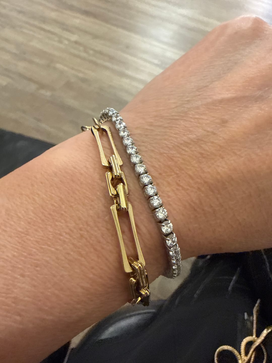 Customer photo review of The Lovers Chain Bracelet