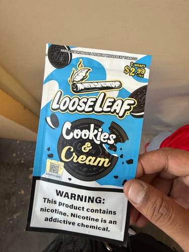 Customer photo review of LooseLeaf x Cookies Cinnamon Milk Wraps (2-Pack)