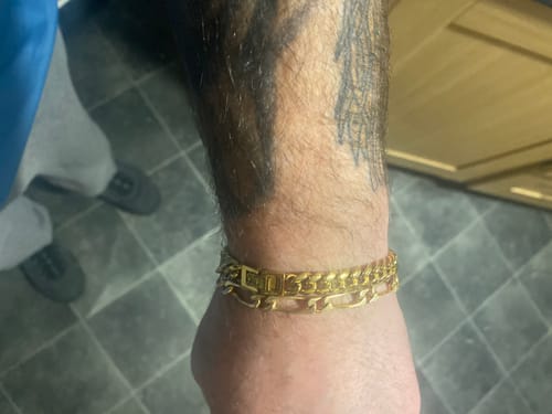 Customer photo review of Cuban Bracelet Gold | 8mm