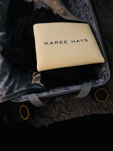 Customer photo review of Free Cosmetic Bag