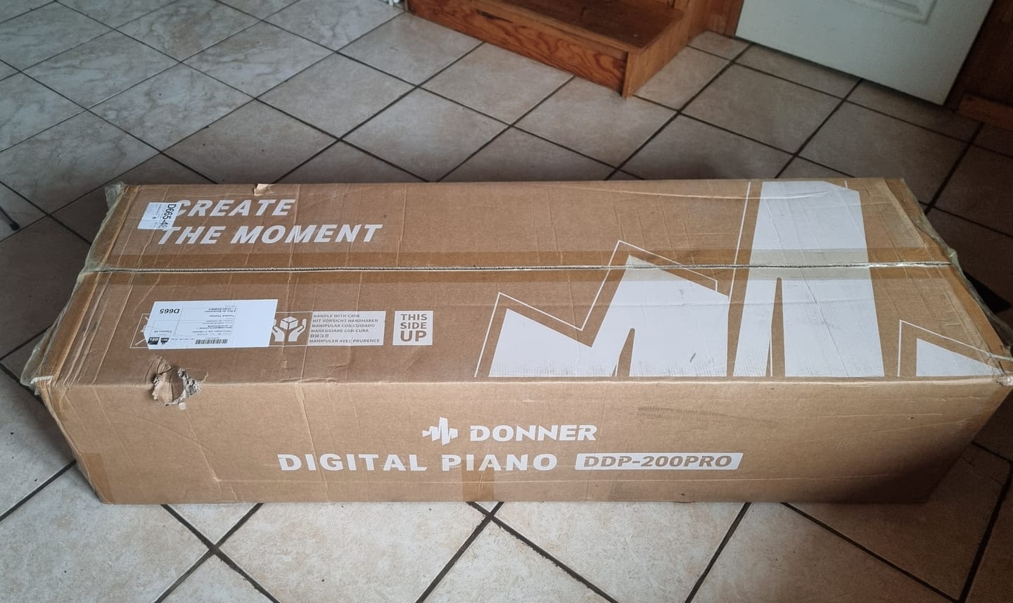 Customer photo review of Donner DDP-200 PRO Pondéré à Marteau Piano Numérique