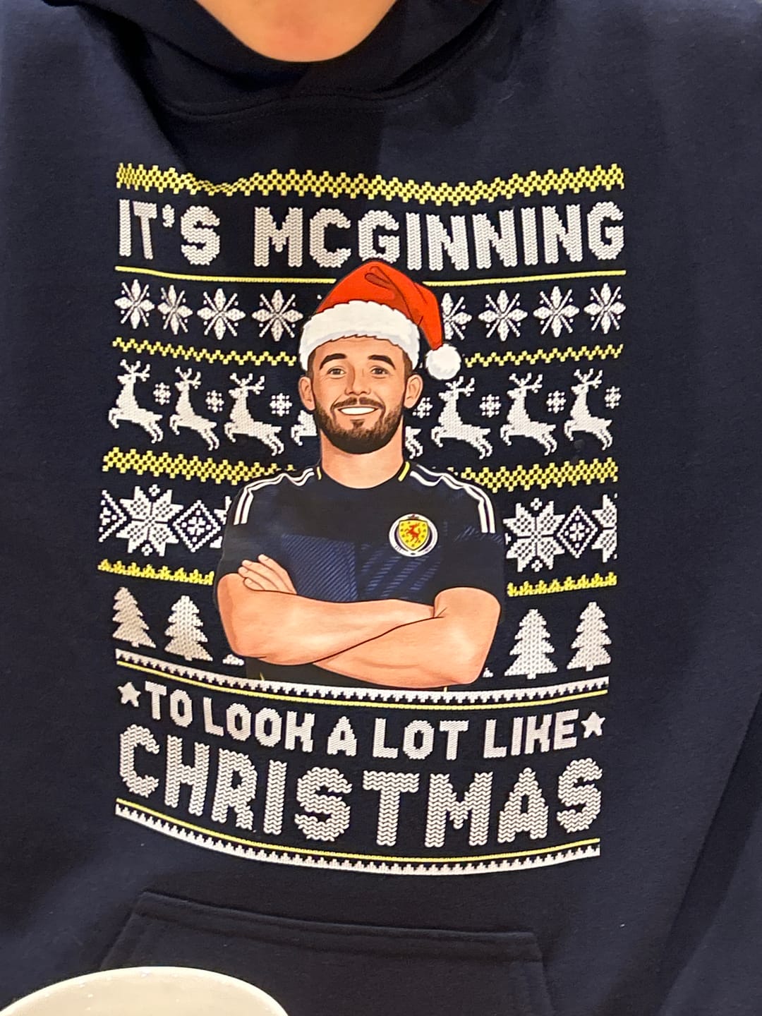 Customer photo review of SCOTLAND - IT'S MCGINNING TO LOOK A LOT LIKE CHRISTMAS