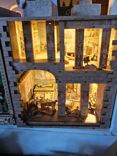 Customer photo review of Egyptian Pharaoh's Tomb DIY Book Nook Kit