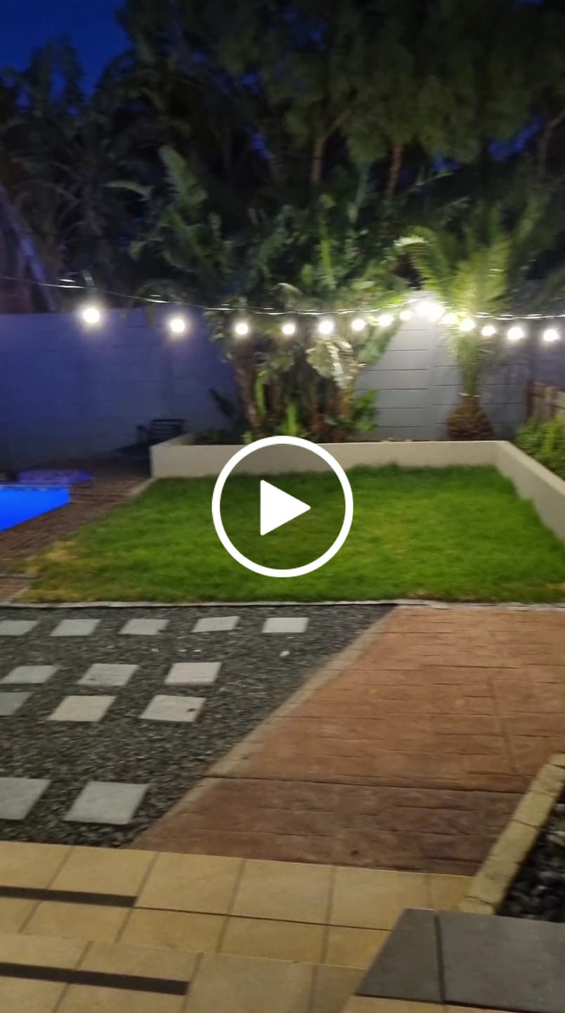 Customer video review of Plug-In Festoon Bulb String Lights