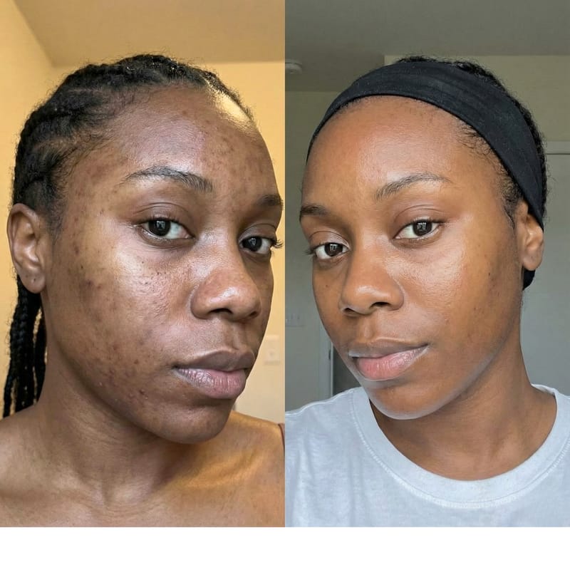 Customer photo review of Pads Nettoyants au Curcuma 3 en 1