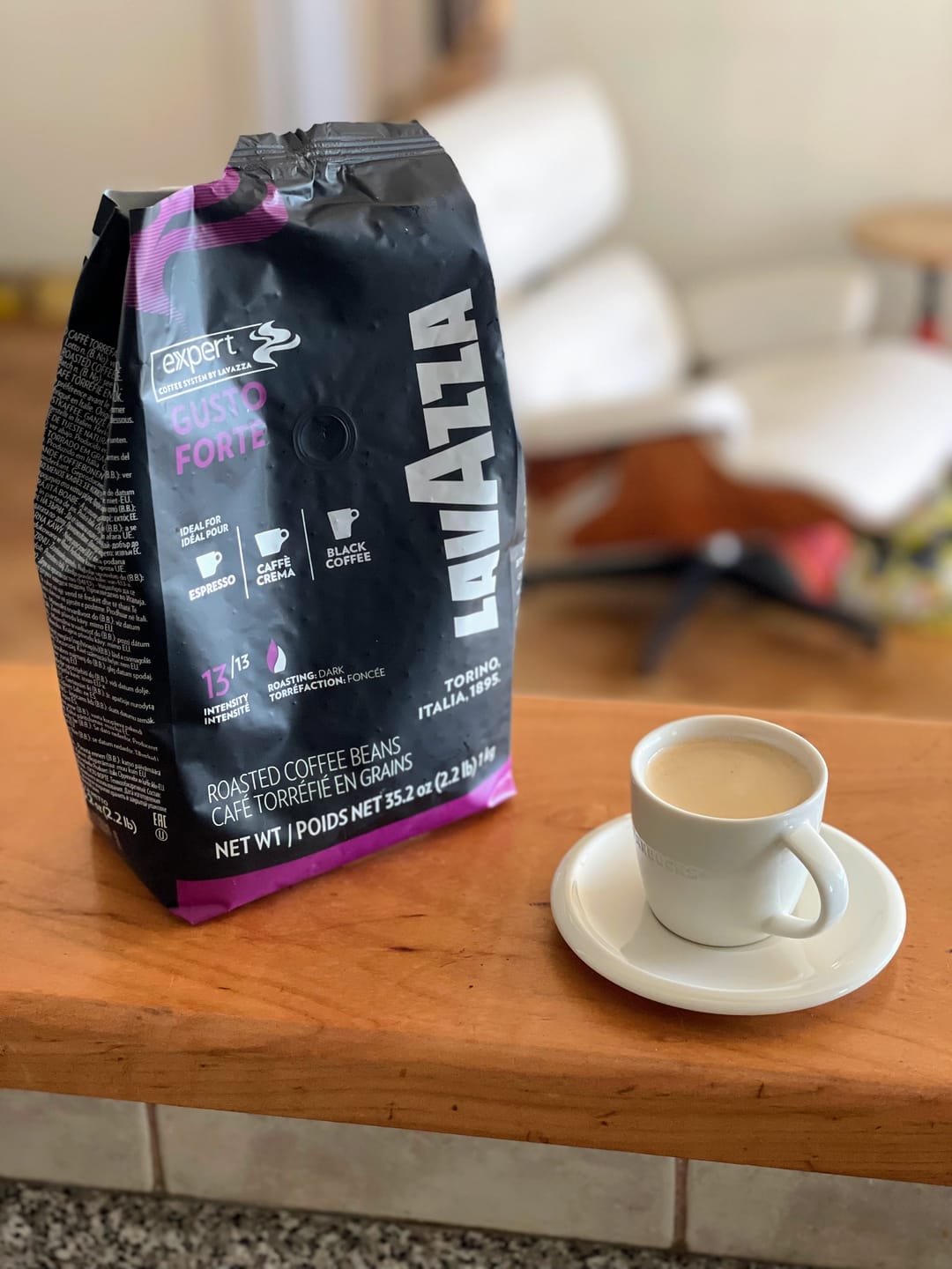 Customer photo review of Lavazza Gusto Forte 1 kg Grano Entero