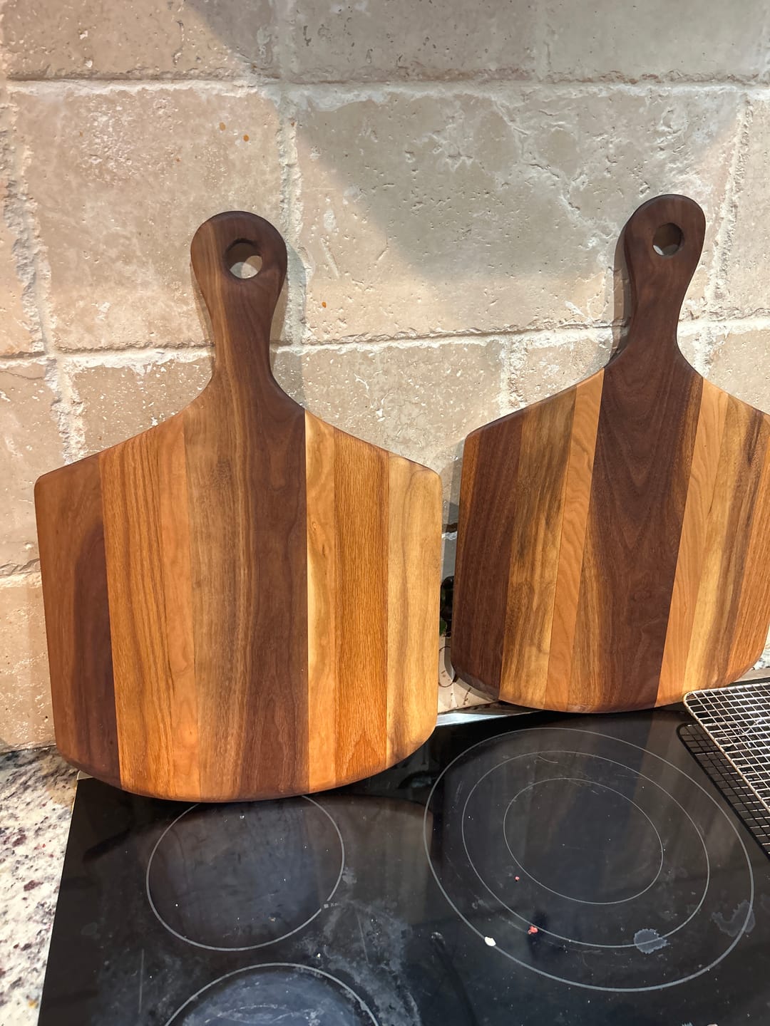 Customer photo review of 21x14" Pizza Paddle Acrylic Router Template