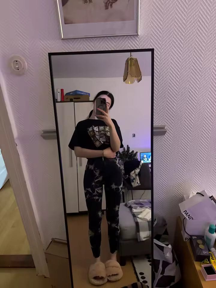 Customer photo review of High Waist Push Up Leggings