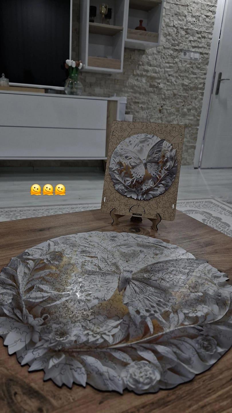 Customer photo review of Papillon - Ahşap Puzzle