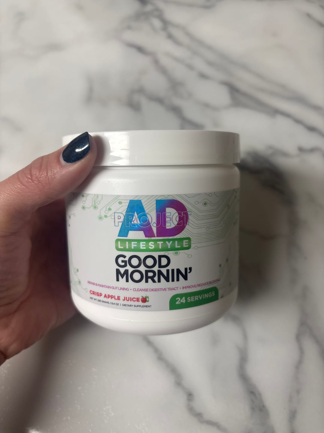 Customer photo review of Good Mornin | Detox and Gut Performance Drink