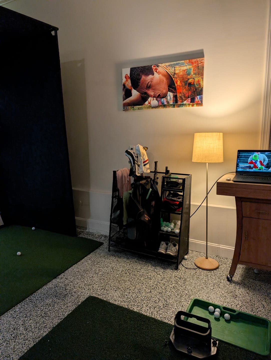 Customer photo review of Happy Gilmore Wall Art