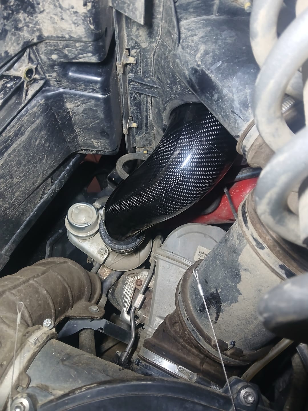 Customer photo review of RPM Can-Am X3 High Flow Carbon Intake Kit