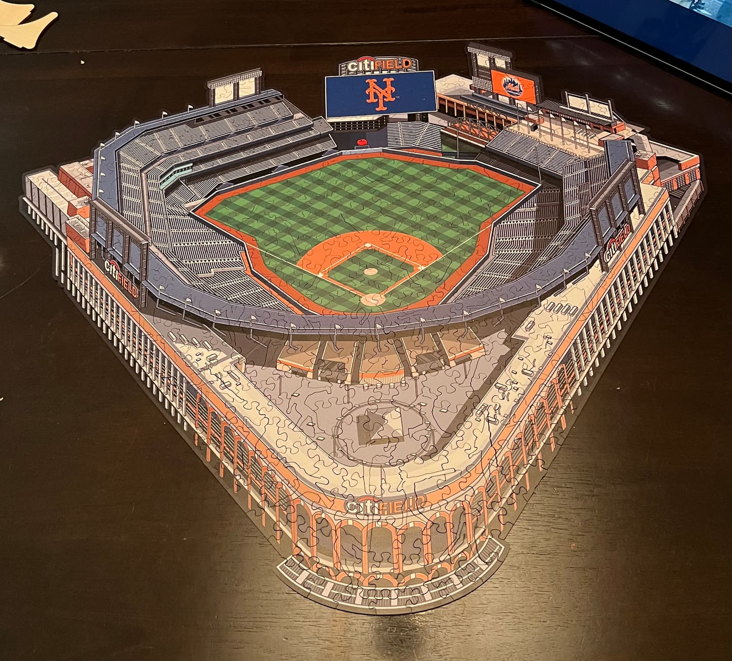 Customer photo review of New York Mets™ Citi Field Stadium - Wooden Puzzle