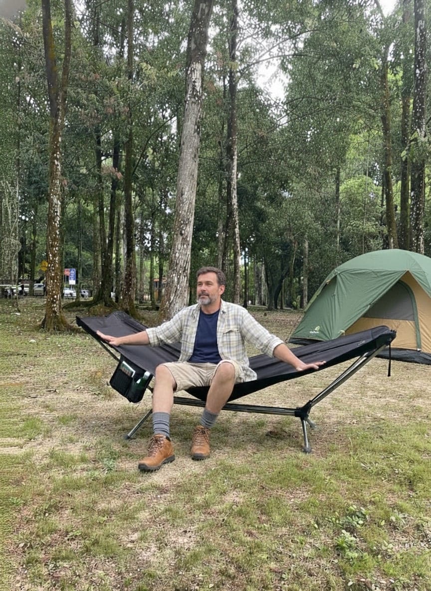 Customer photo review of 1x Anywhere Hammock (Single Hammock)