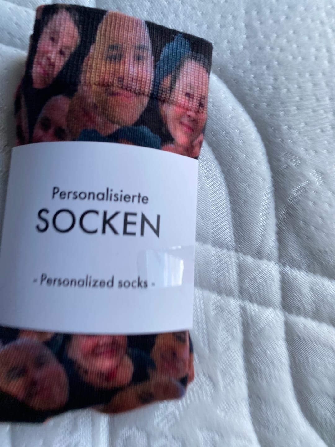 Customer photo review of Deine Socken - Personalisierte Socken mit Foto-Upload