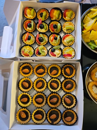 Customer photo review of Mini Fruit Tarts (Custard) [Available in Klang Valley, Seremban & Penang only]