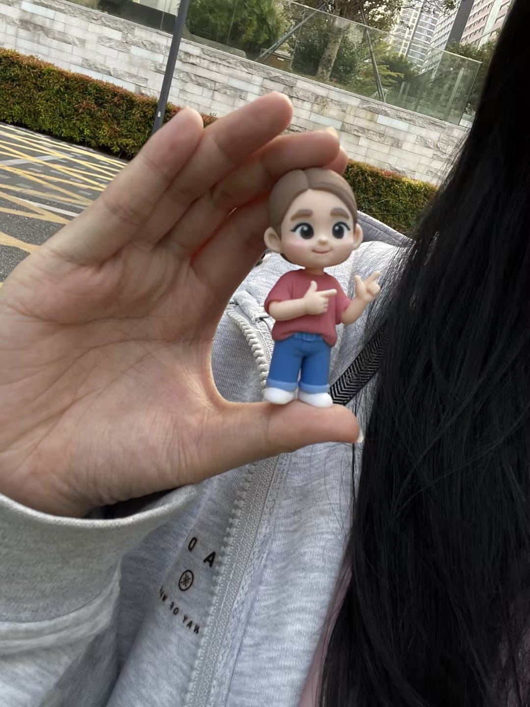 Customer photo review of Custom 3D Action Figure from Your Photo Personalized Toy Figure Unique & Memorable Gift for Lovers, Boyfriends, Girlfriends