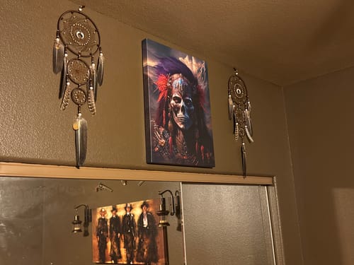 Customer photo review of Native Skull Warrior