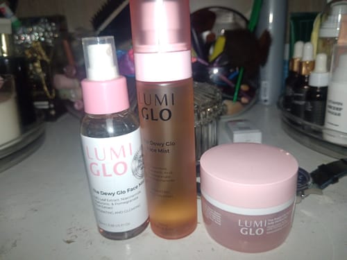 Customer photo review of Dewy Skin Bundle