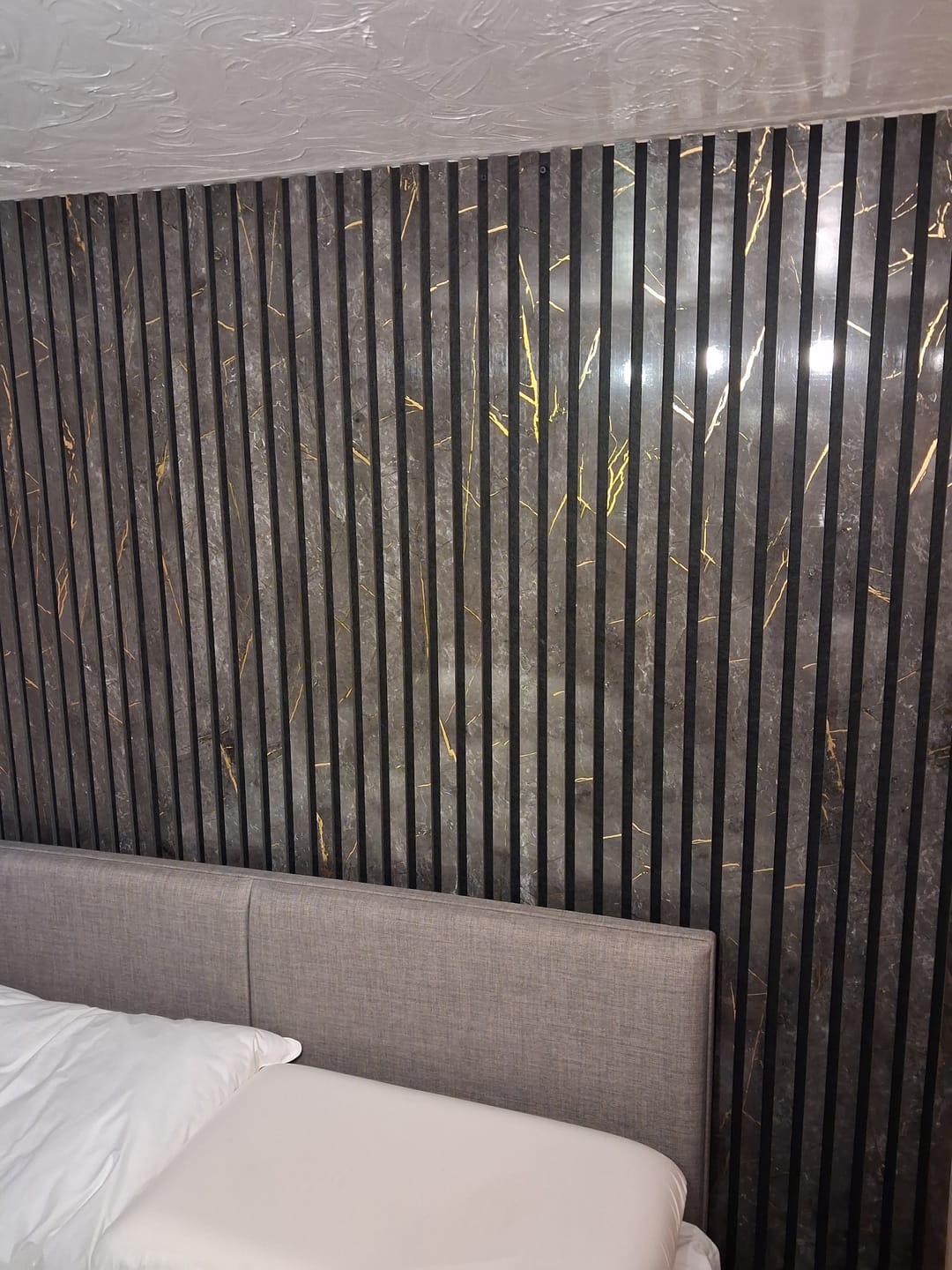 Customer photo review of Premium Acoustic Marble Wall Panel (Multiple Colours)