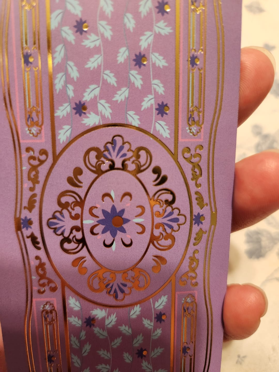 Customer photo review of Literati Bookmark - Wisteria