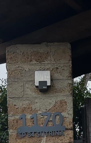 Customer photo review of Numero civico e testo sagomato modello Line 02 Acrilico