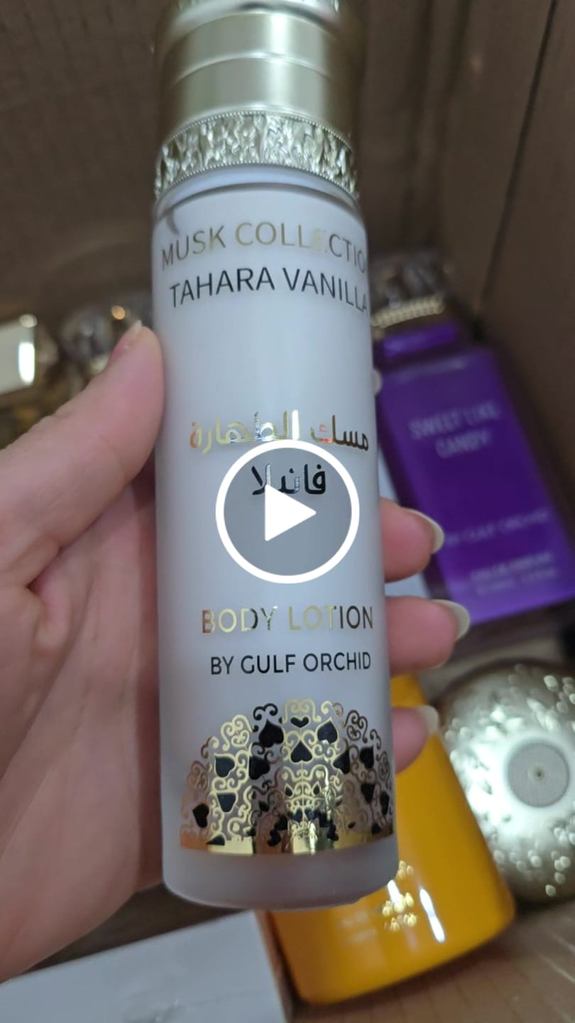 Customer video review of TAHARA VANILLA MUSK LOTION