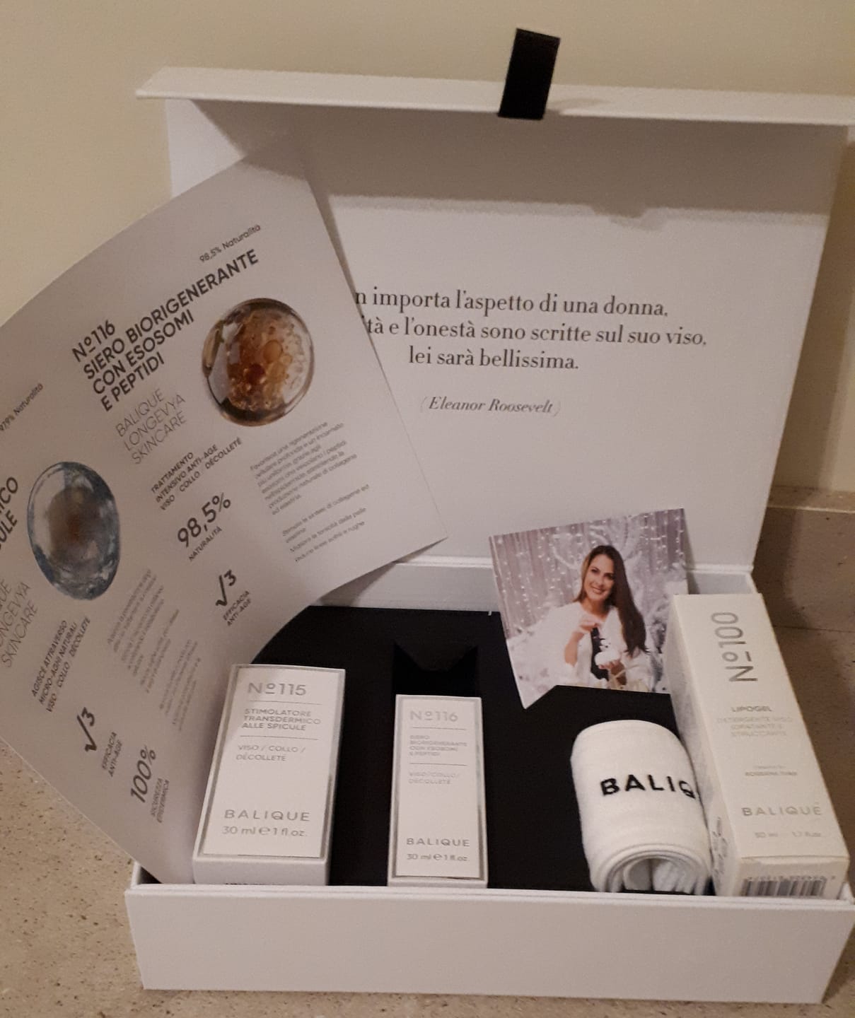 Customer photo review of BOX LONGEVYA – Trattamento Intensivo di Attivazione e Rigenerazione Cutanea